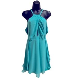 BEBE gorgeous turquoise dress!